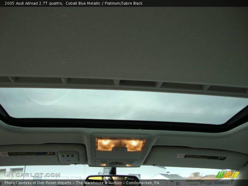 Cobalt Blue Metallic / Platinum/Sabre Black 2005 Audi Allroad 2.7T quattro