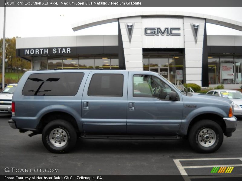 Medium Steel Blue Metallic / Medium Graphite 2000 Ford Excursion XLT 4x4