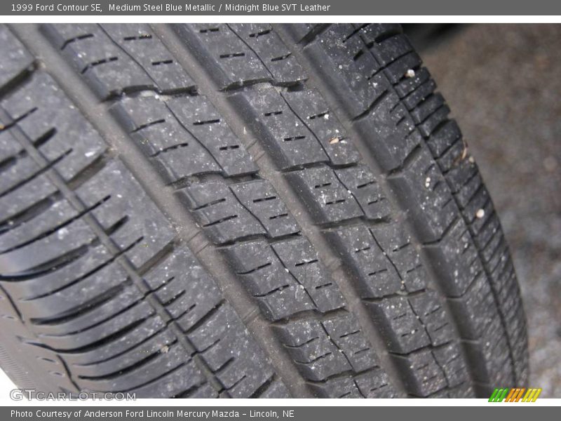 Medium Steel Blue Metallic / Midnight Blue SVT Leather 1999 Ford Contour SE