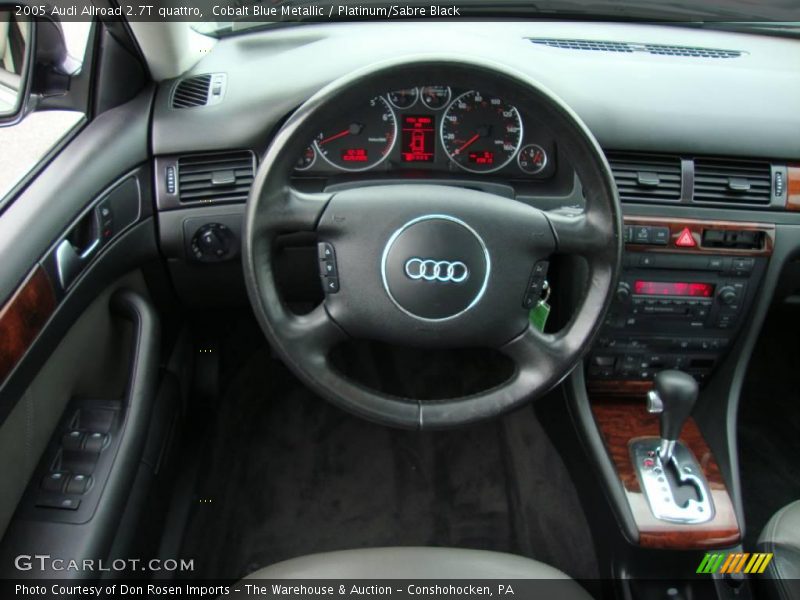 Cobalt Blue Metallic / Platinum/Sabre Black 2005 Audi Allroad 2.7T quattro
