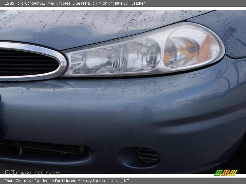 Medium Steel Blue Metallic / Midnight Blue SVT Leather 1999 Ford Contour SE
