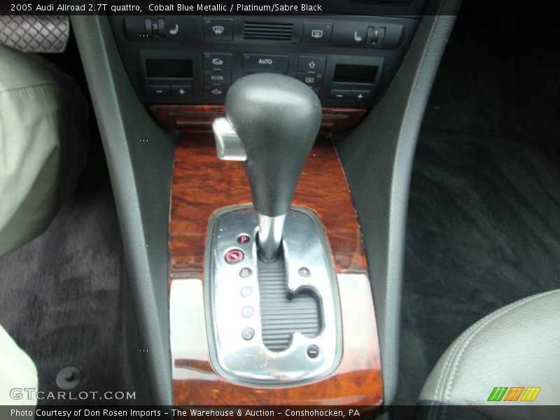 Cobalt Blue Metallic / Platinum/Sabre Black 2005 Audi Allroad 2.7T quattro