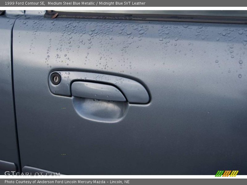 Medium Steel Blue Metallic / Midnight Blue SVT Leather 1999 Ford Contour SE