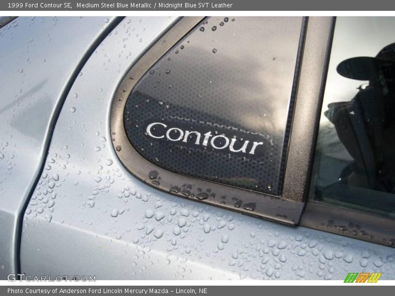 Medium Steel Blue Metallic / Midnight Blue SVT Leather 1999 Ford Contour SE