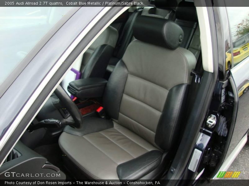 Cobalt Blue Metallic / Platinum/Sabre Black 2005 Audi Allroad 2.7T quattro