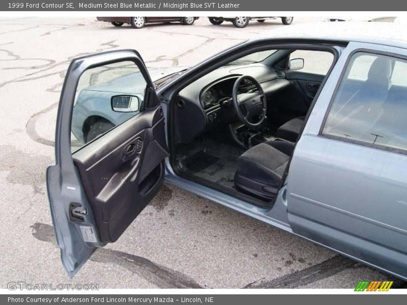 Medium Steel Blue Metallic / Midnight Blue SVT Leather 1999 Ford Contour SE