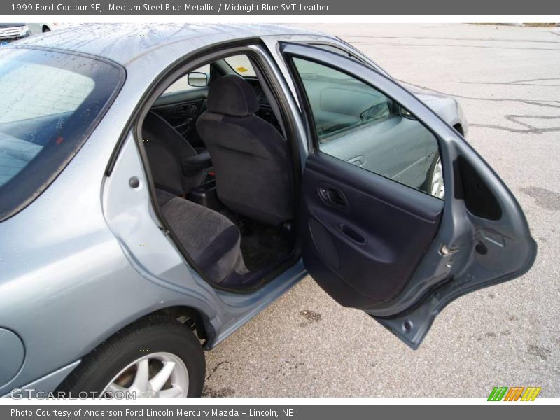 Medium Steel Blue Metallic / Midnight Blue SVT Leather 1999 Ford Contour SE