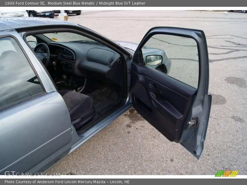 Medium Steel Blue Metallic / Midnight Blue SVT Leather 1999 Ford Contour SE