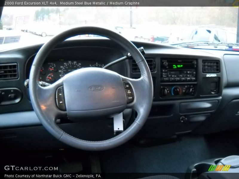 Medium Steel Blue Metallic / Medium Graphite 2000 Ford Excursion XLT 4x4