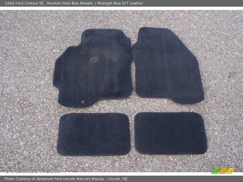 Medium Steel Blue Metallic / Midnight Blue SVT Leather 1999 Ford Contour SE