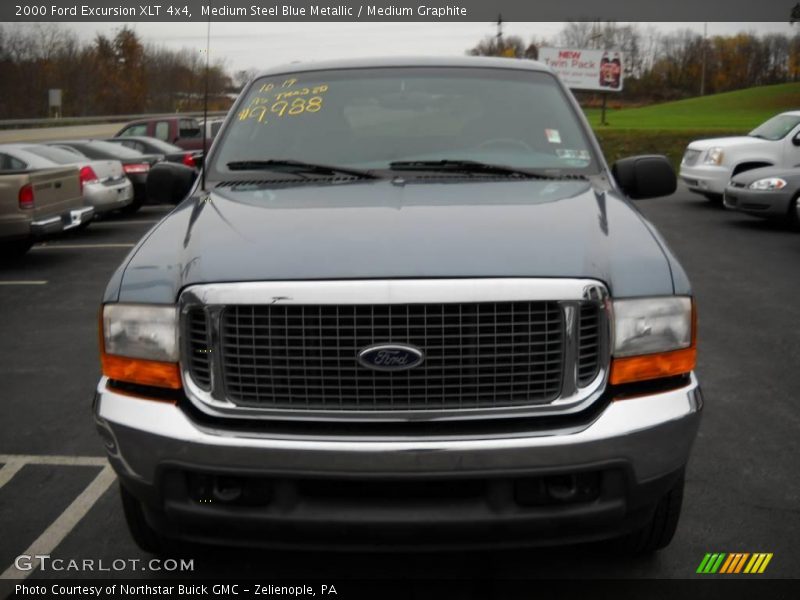 Medium Steel Blue Metallic / Medium Graphite 2000 Ford Excursion XLT 4x4