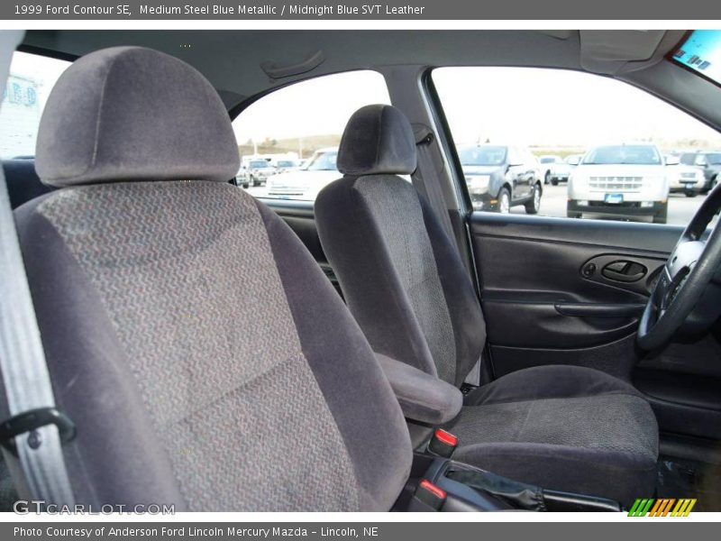Medium Steel Blue Metallic / Midnight Blue SVT Leather 1999 Ford Contour SE