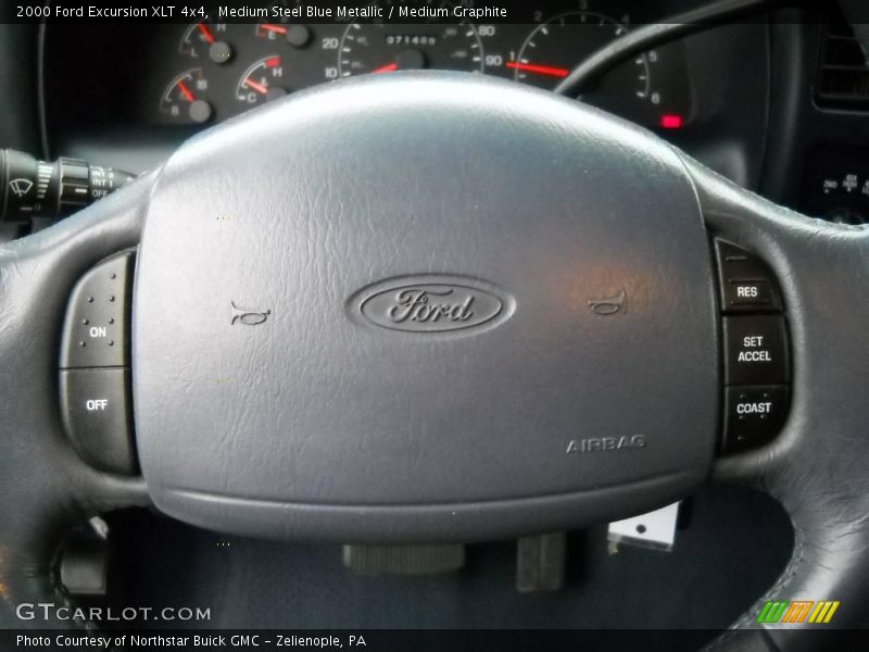Medium Steel Blue Metallic / Medium Graphite 2000 Ford Excursion XLT 4x4