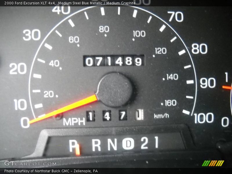 Medium Steel Blue Metallic / Medium Graphite 2000 Ford Excursion XLT 4x4