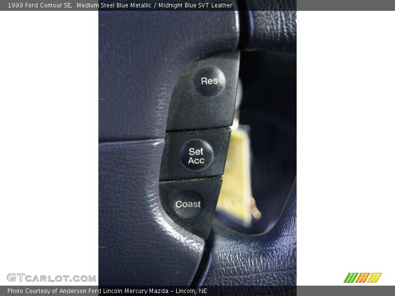 Medium Steel Blue Metallic / Midnight Blue SVT Leather 1999 Ford Contour SE