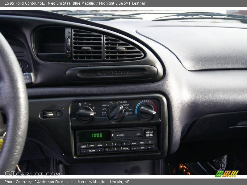Medium Steel Blue Metallic / Midnight Blue SVT Leather 1999 Ford Contour SE