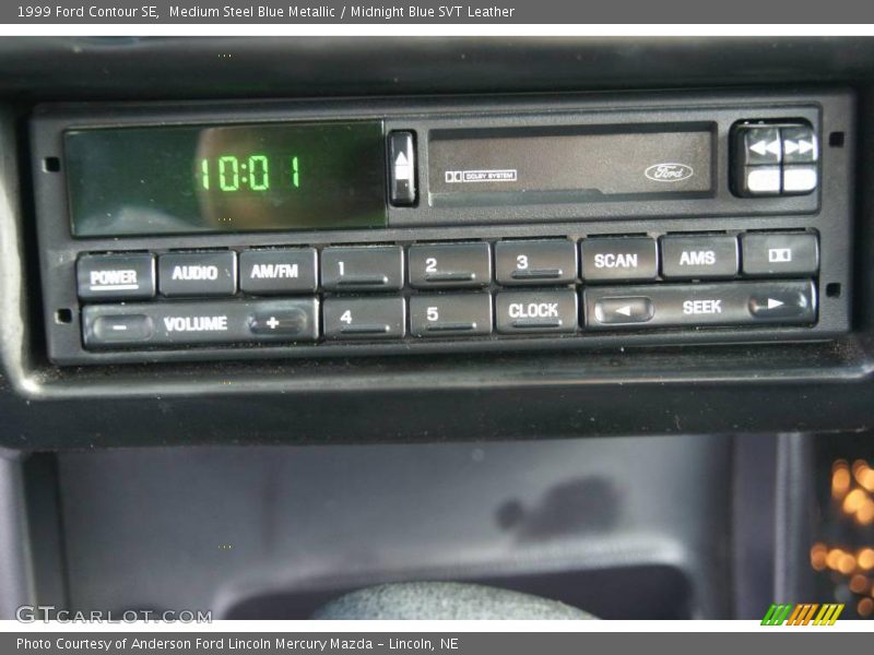 Medium Steel Blue Metallic / Midnight Blue SVT Leather 1999 Ford Contour SE