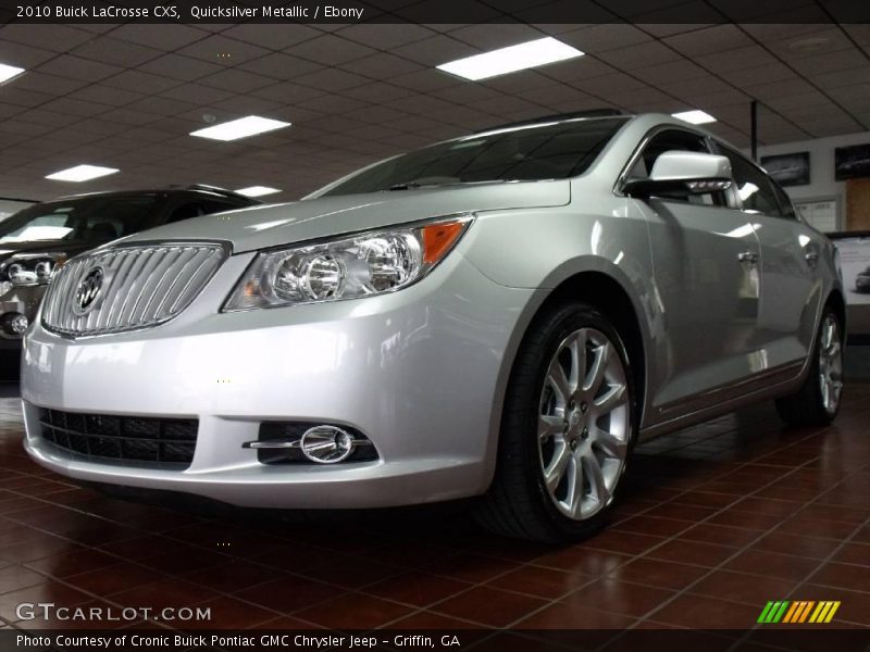 Quicksilver Metallic / Ebony 2010 Buick LaCrosse CXS