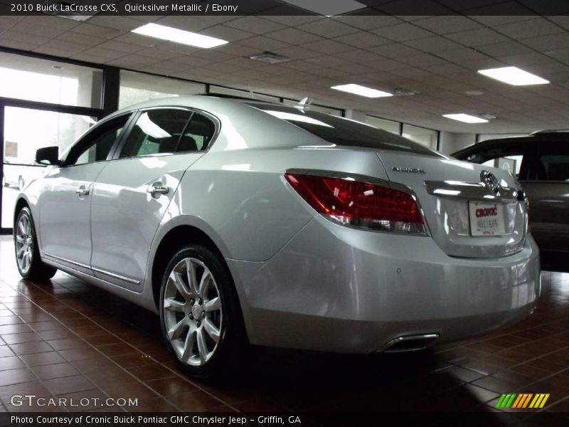 Quicksilver Metallic / Ebony 2010 Buick LaCrosse CXS