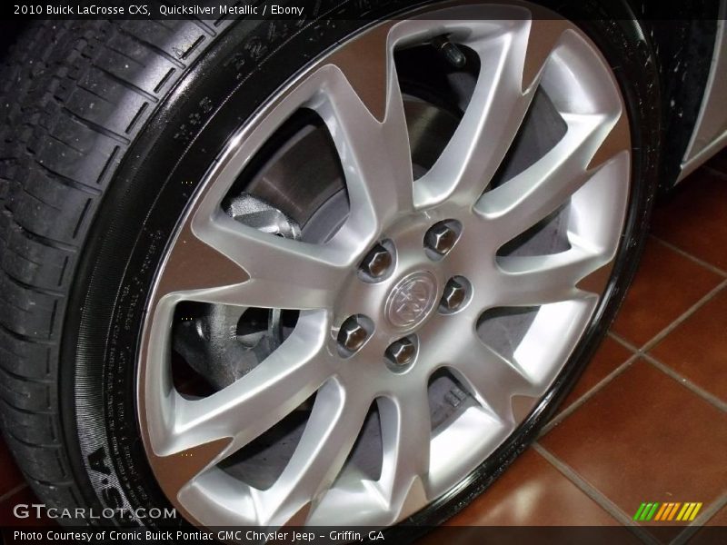 Quicksilver Metallic / Ebony 2010 Buick LaCrosse CXS