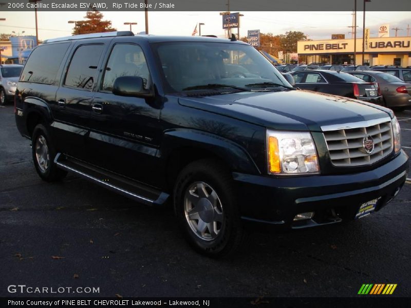 Rip Tide Blue / Shale 2006 Cadillac Escalade ESV AWD