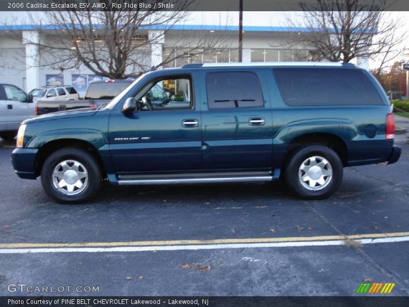 Rip Tide Blue / Shale 2006 Cadillac Escalade ESV AWD