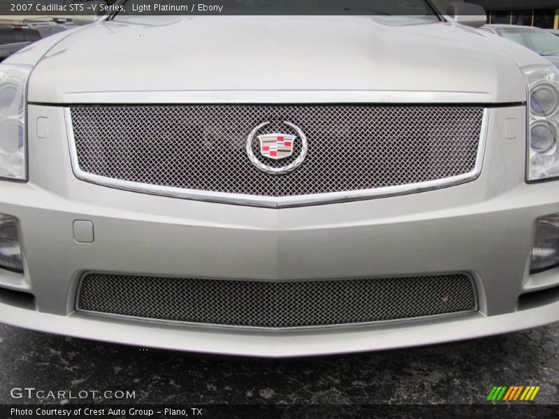 Light Platinum / Ebony 2007 Cadillac STS -V Series