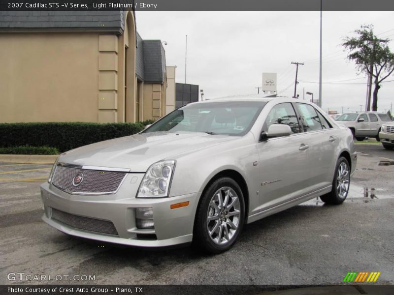 Light Platinum / Ebony 2007 Cadillac STS -V Series