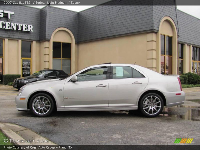 Light Platinum / Ebony 2007 Cadillac STS -V Series