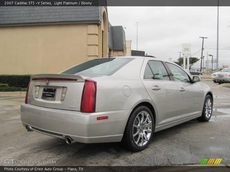 Light Platinum / Ebony 2007 Cadillac STS -V Series