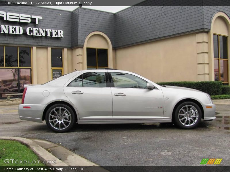 Light Platinum / Ebony 2007 Cadillac STS -V Series