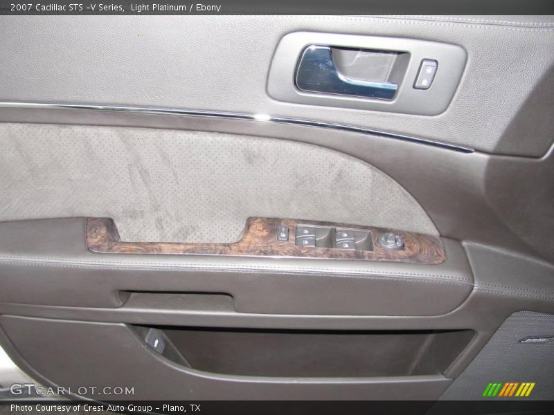 Light Platinum / Ebony 2007 Cadillac STS -V Series