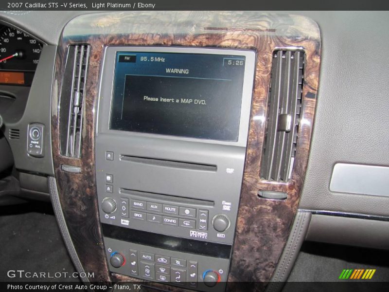 Light Platinum / Ebony 2007 Cadillac STS -V Series