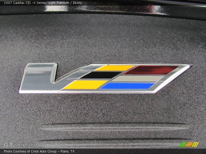 Light Platinum / Ebony 2007 Cadillac STS -V Series