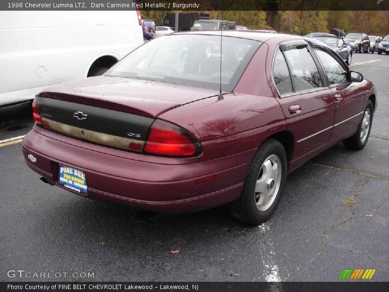 Dark Carmine Red Metallic / Burgundy 1998 Chevrolet Lumina LTZ