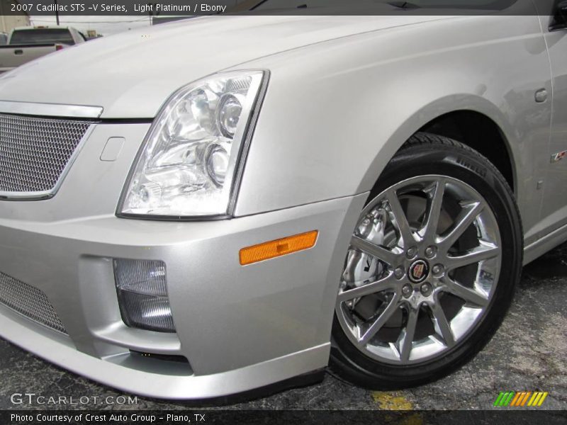 Light Platinum / Ebony 2007 Cadillac STS -V Series