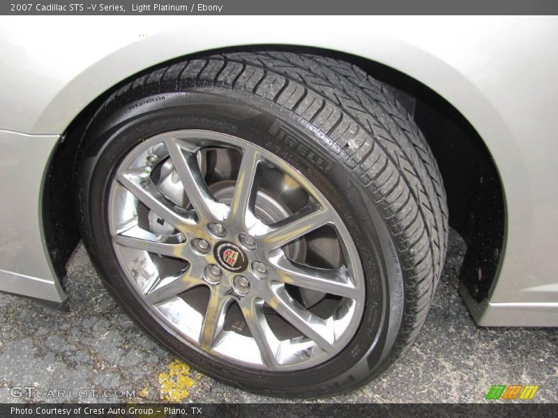 Light Platinum / Ebony 2007 Cadillac STS -V Series