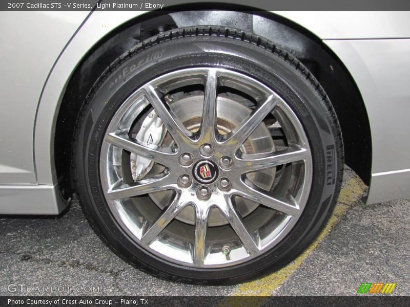 Light Platinum / Ebony 2007 Cadillac STS -V Series
