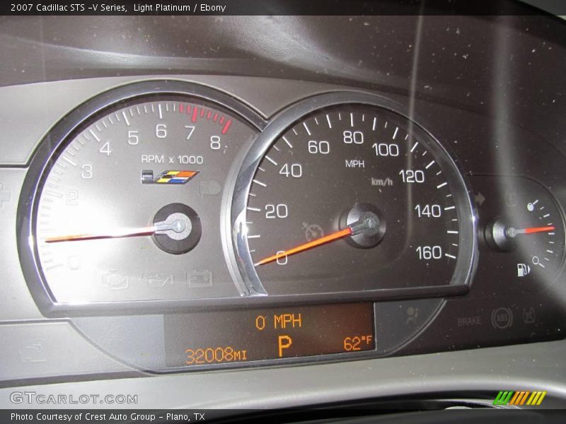 Light Platinum / Ebony 2007 Cadillac STS -V Series