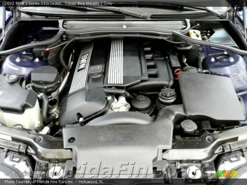 Topaz Blue Metallic / Grey 2002 BMW 3 Series 330i Sedan