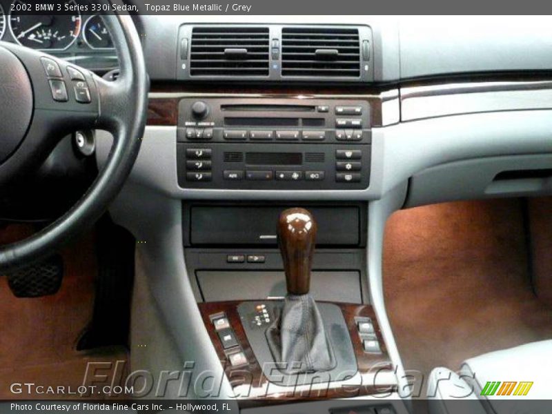 Topaz Blue Metallic / Grey 2002 BMW 3 Series 330i Sedan