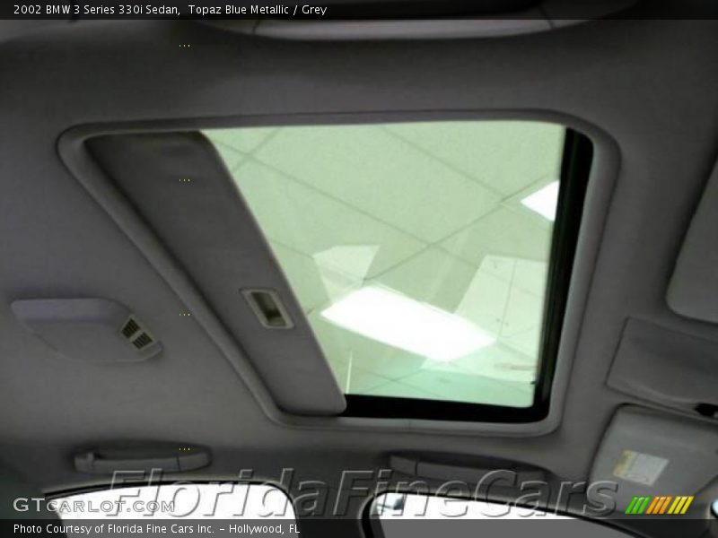 Topaz Blue Metallic / Grey 2002 BMW 3 Series 330i Sedan