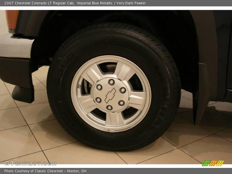 Imperial Blue Metallic / Very Dark Pewter 2007 Chevrolet Colorado LT Regular Cab