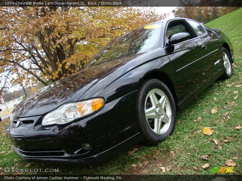 Black / Ebony Black 2004 Chevrolet Monte Carlo Supercharged SS