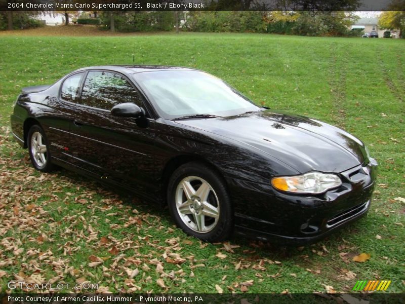 Black / Ebony Black 2004 Chevrolet Monte Carlo Supercharged SS