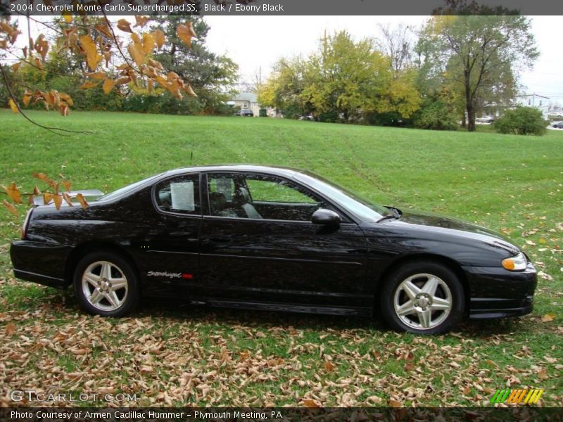 Black / Ebony Black 2004 Chevrolet Monte Carlo Supercharged SS