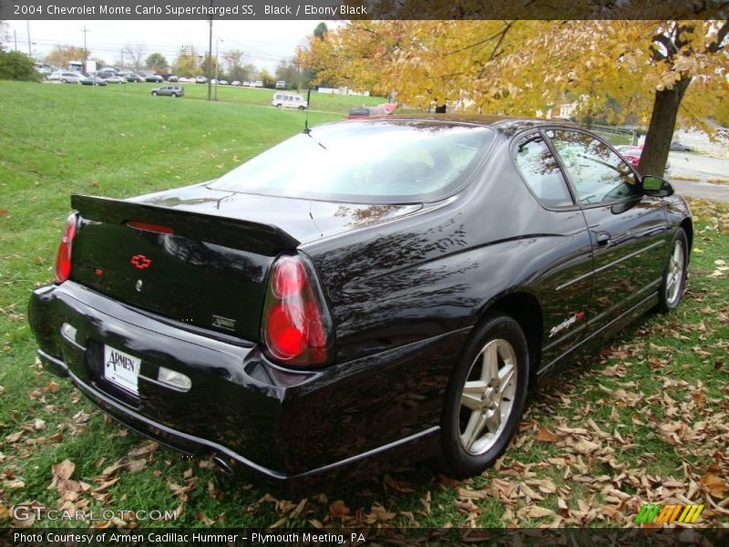 Black / Ebony Black 2004 Chevrolet Monte Carlo Supercharged SS