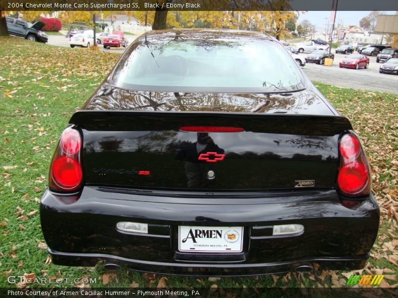 Black / Ebony Black 2004 Chevrolet Monte Carlo Supercharged SS
