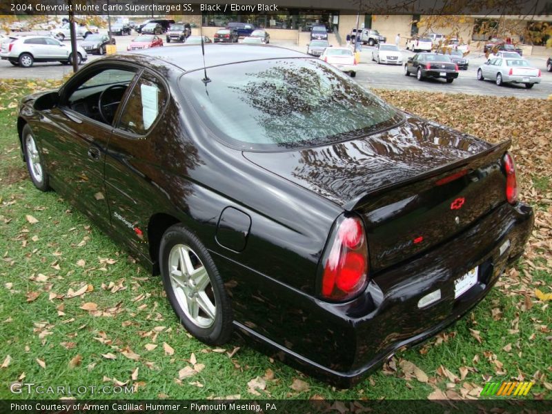 Black / Ebony Black 2004 Chevrolet Monte Carlo Supercharged SS