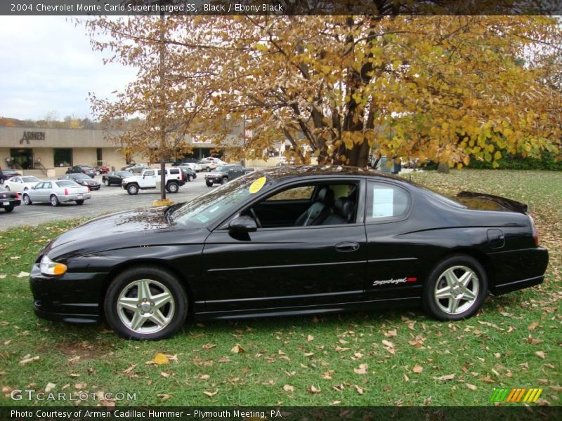 Black / Ebony Black 2004 Chevrolet Monte Carlo Supercharged SS